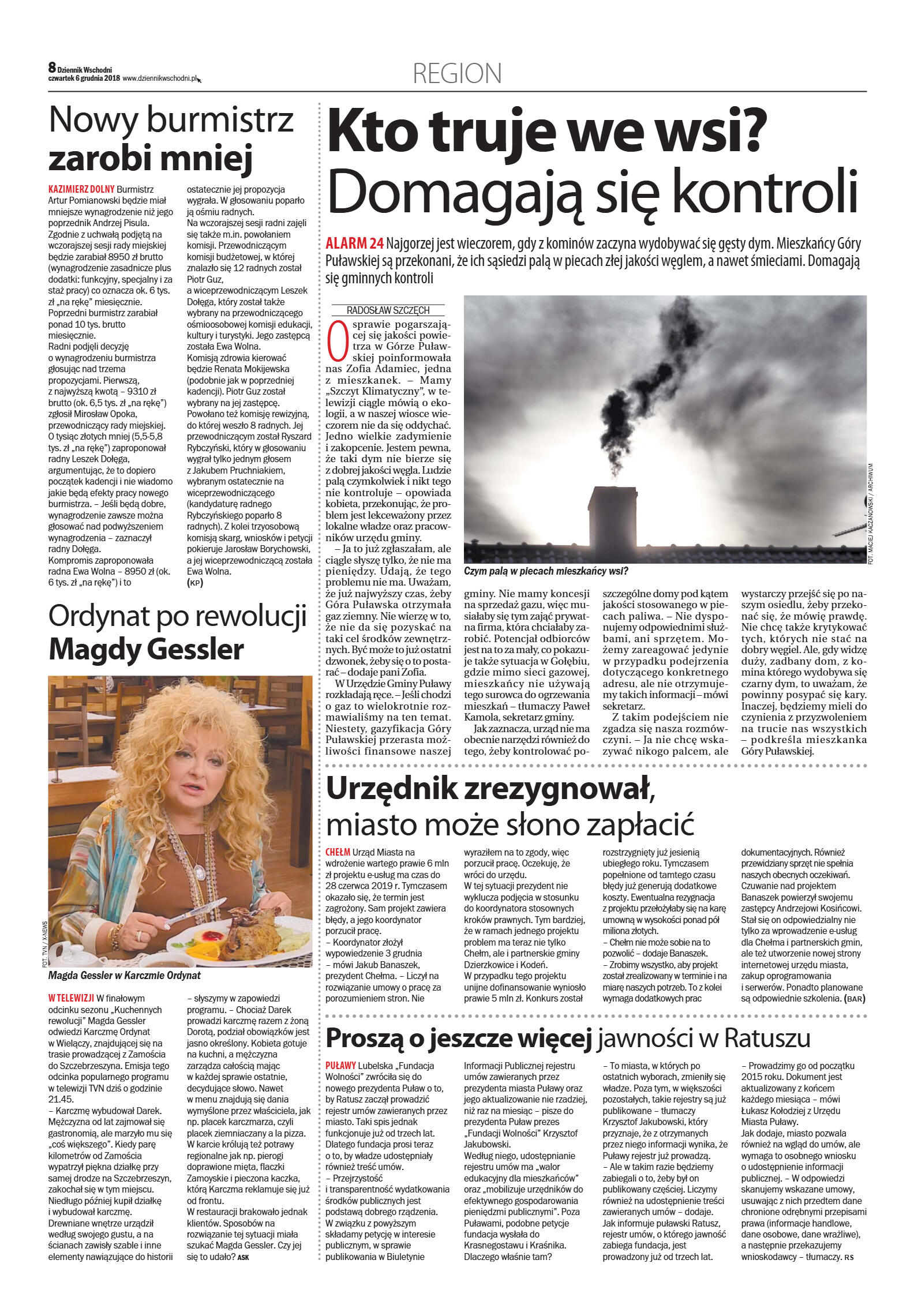 Dziennik Wschodni - wydanie główne - strona 8