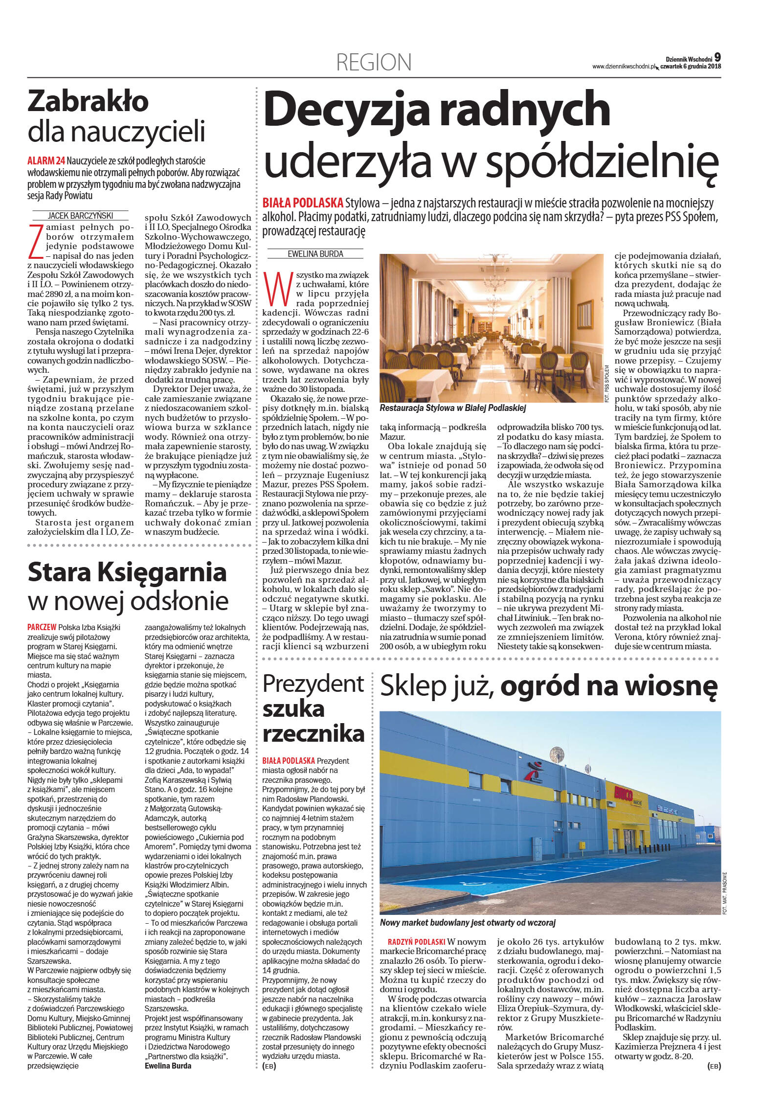 Dziennik Wschodni - wydanie główne - strona 9