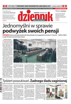 Dziennik Wschodni - wydanie główne - strona 1