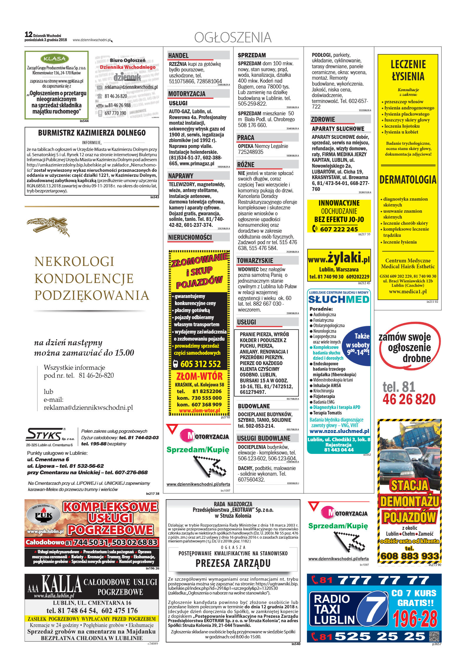 Dziennik Wschodni - wydanie główne - strona 12