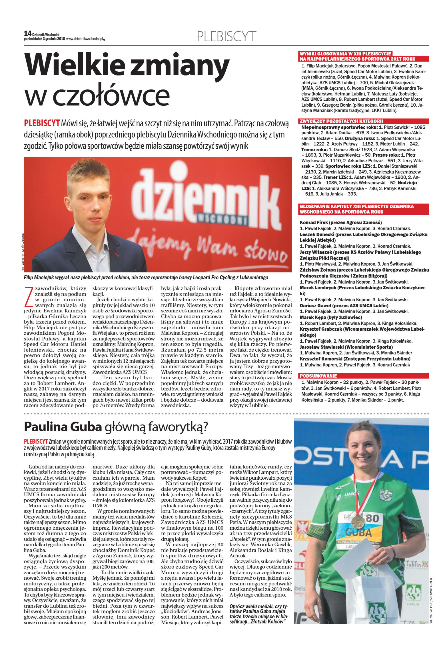 Dziennik Wschodni - wydanie główne - strona 14