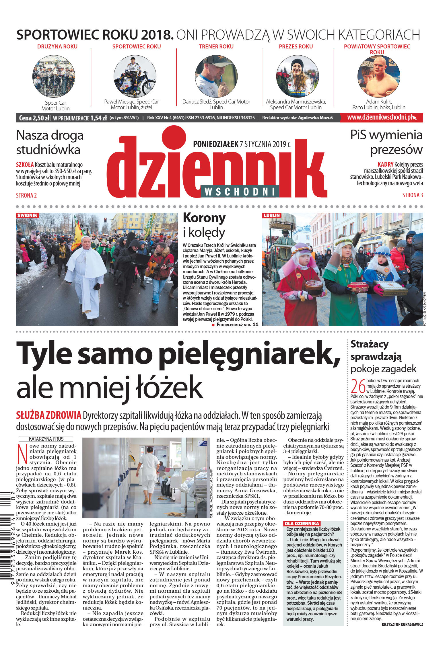 Dziennik Wschodni - strona 1