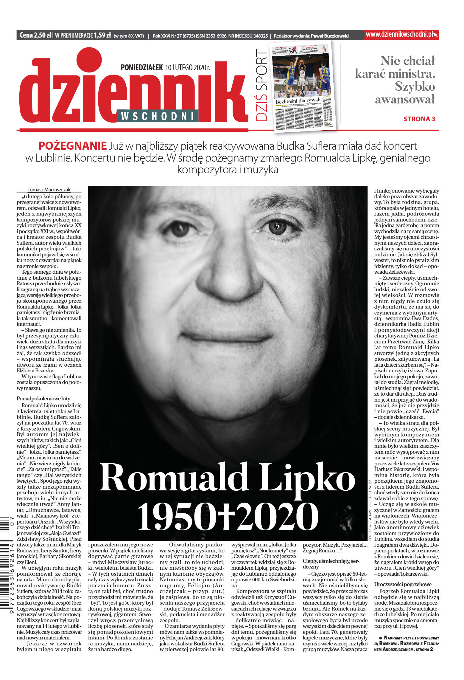 Wydanie główne - strona 1