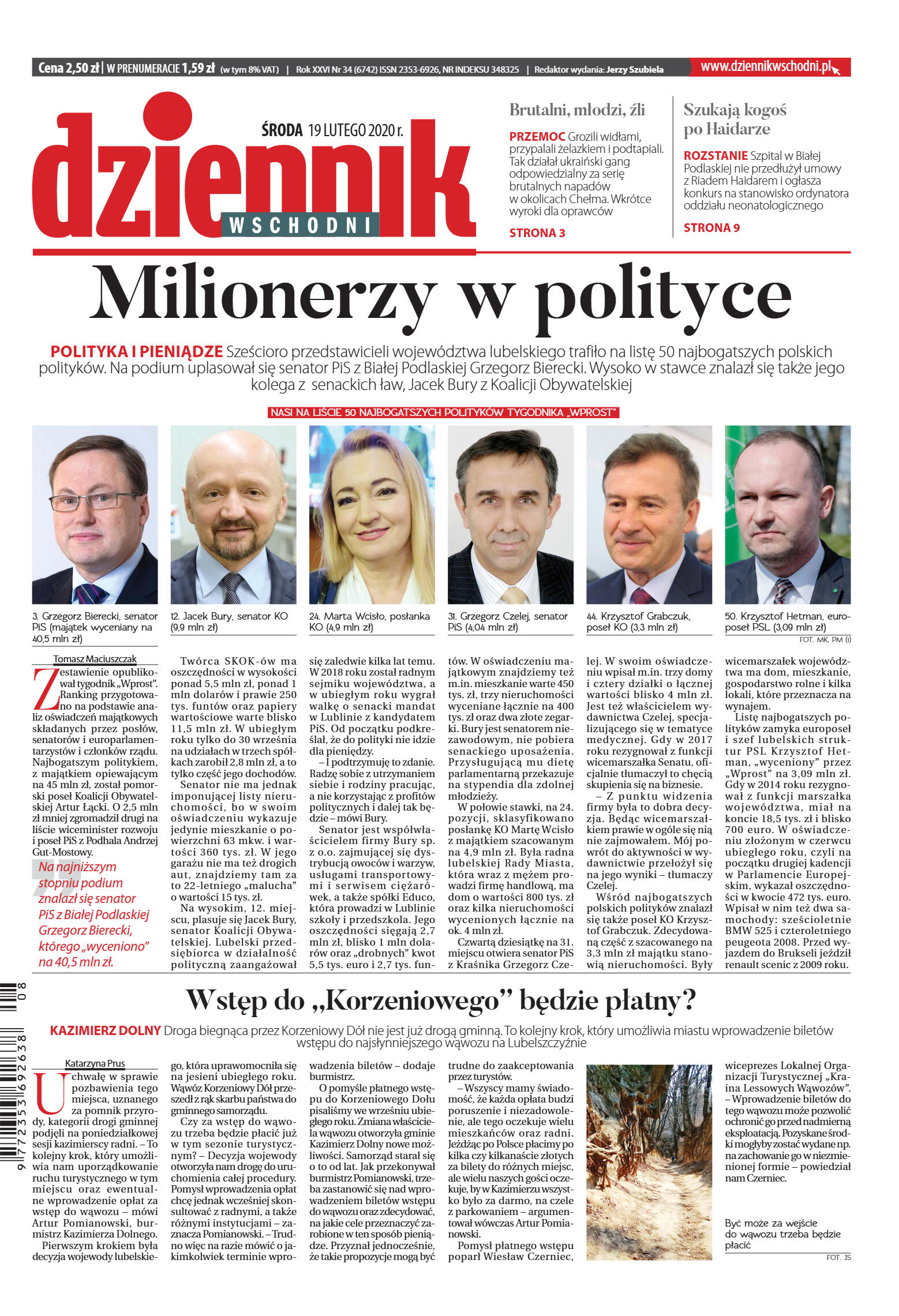 Wydanie główne - strona 1