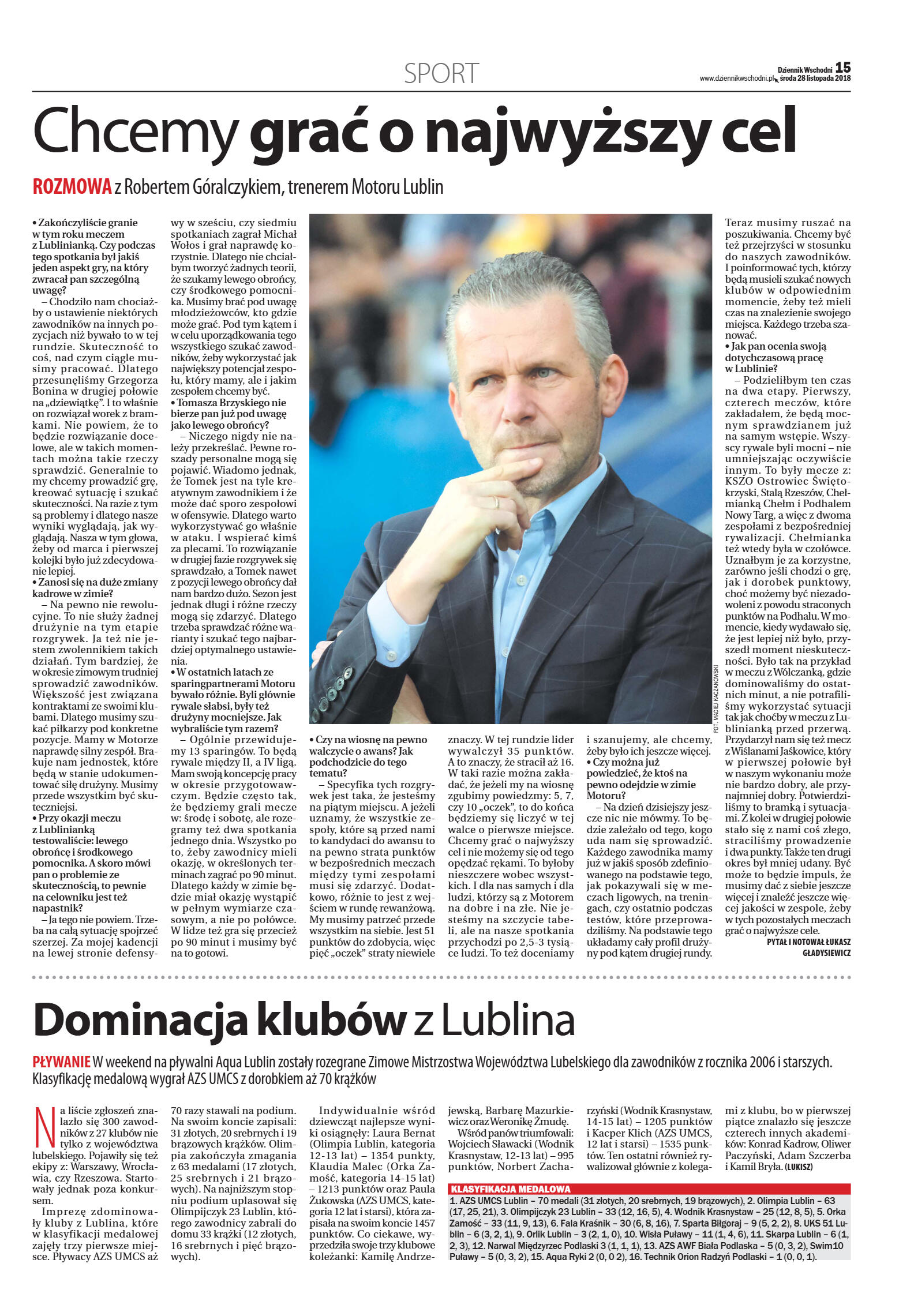 Dziennik Wschodni - wydanie główne - strona 15