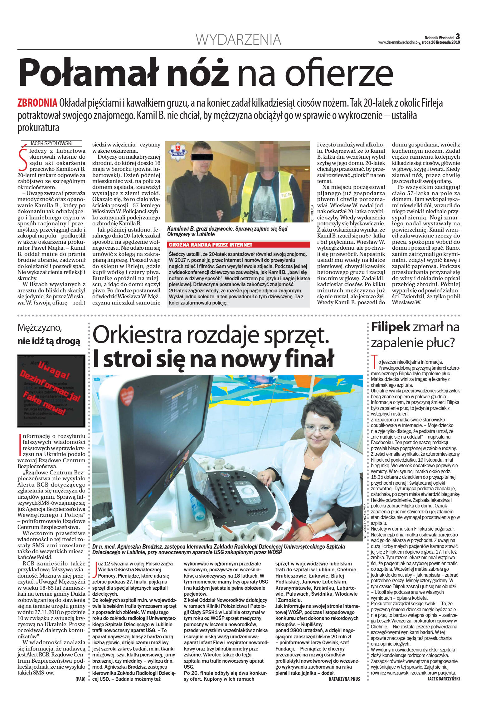 Dziennik Wschodni - wydanie główne - strona 3