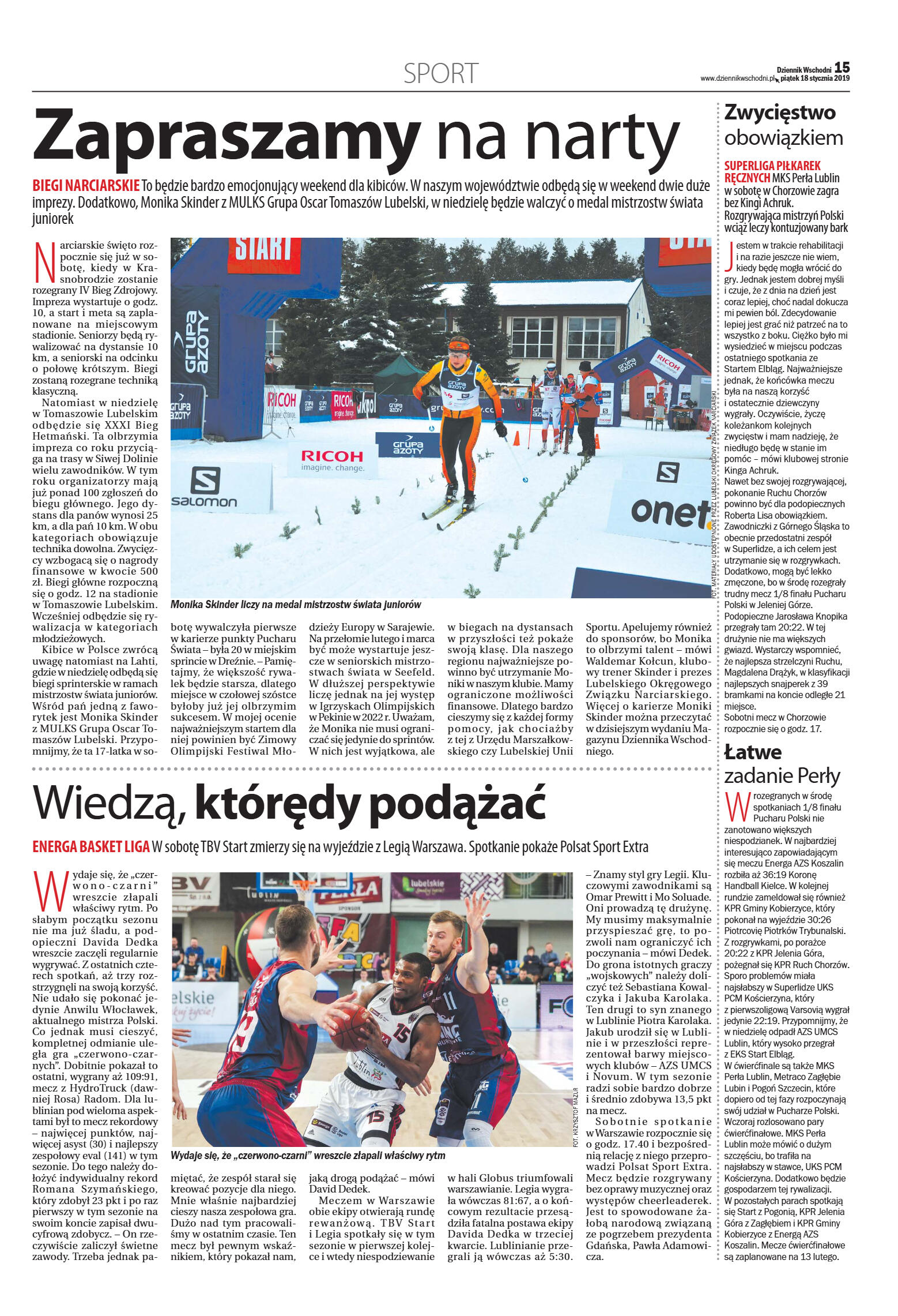 Dziennik Wschodni - wydanie główne - strona 15