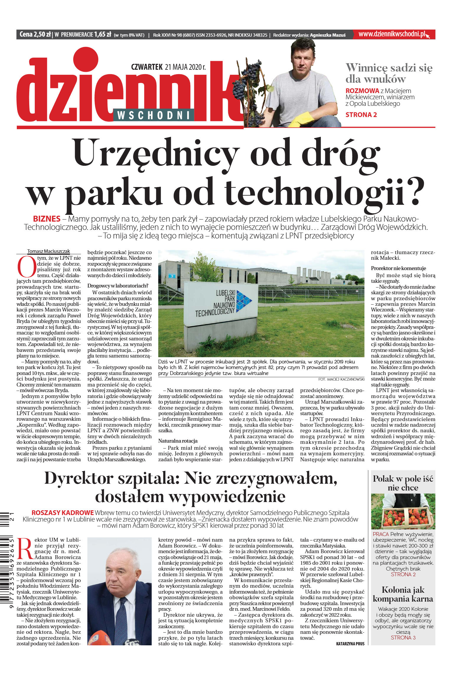 Wydanie główne - strona 1