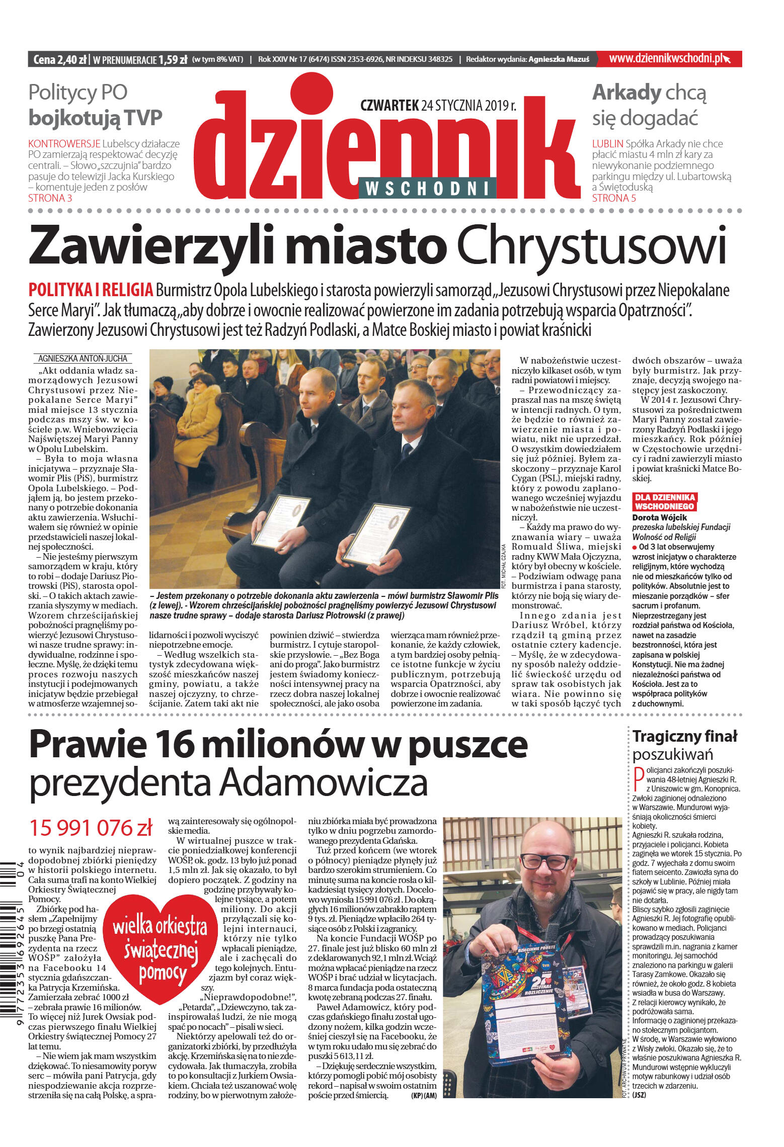 Wydanie główne - strona 1