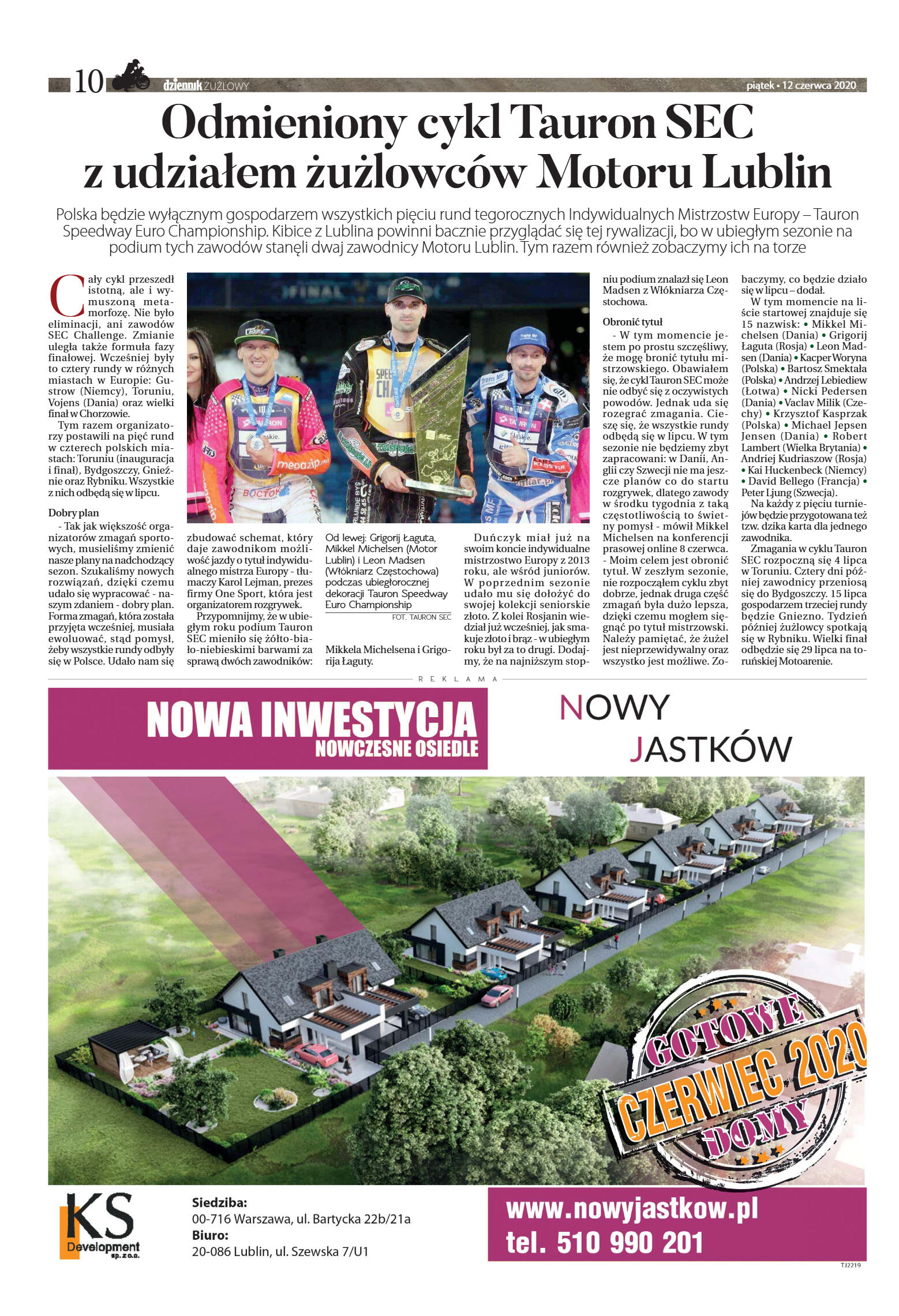 Dziennik żużlowy - strona 10