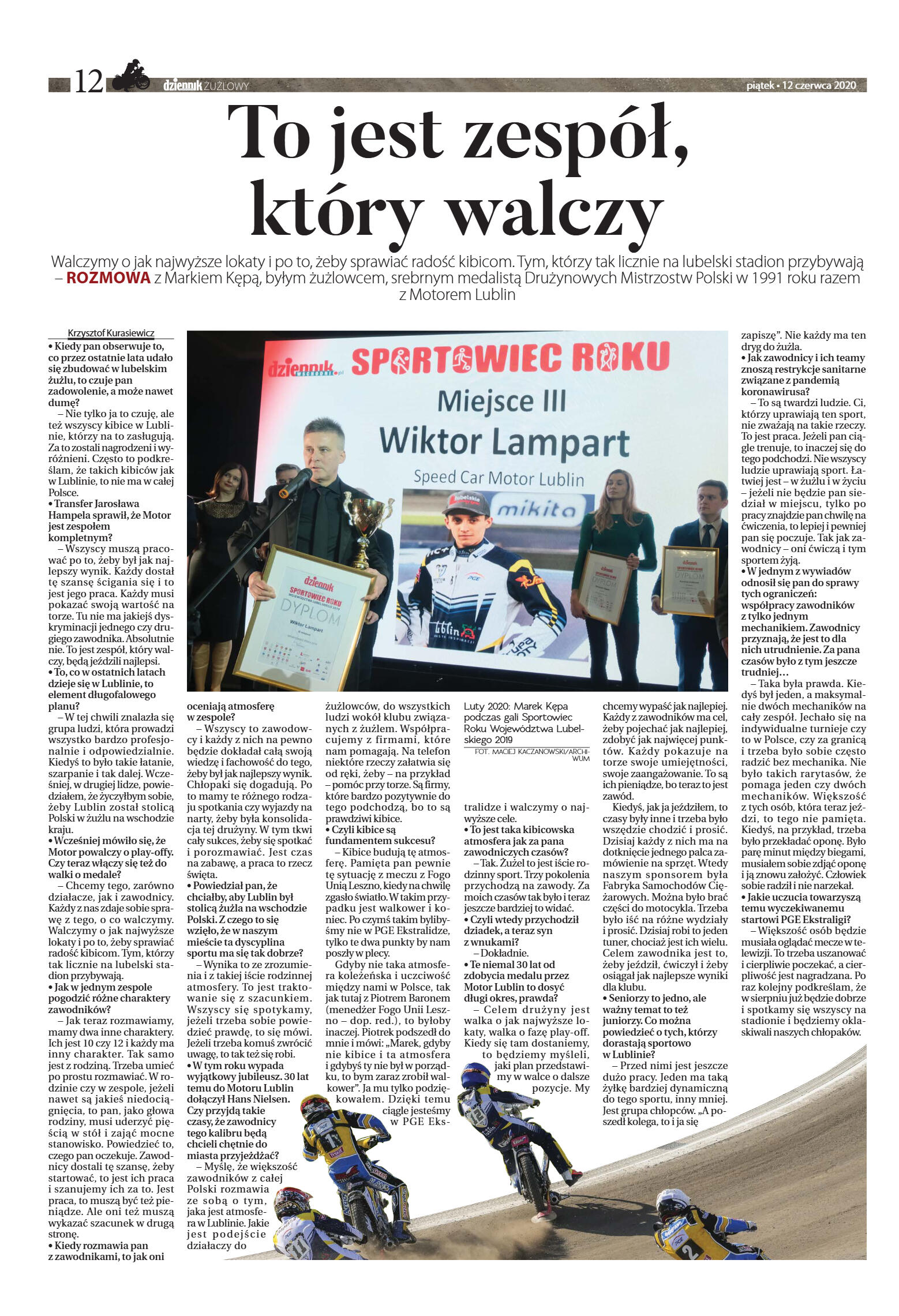 Dziennik żużlowy - strona 12