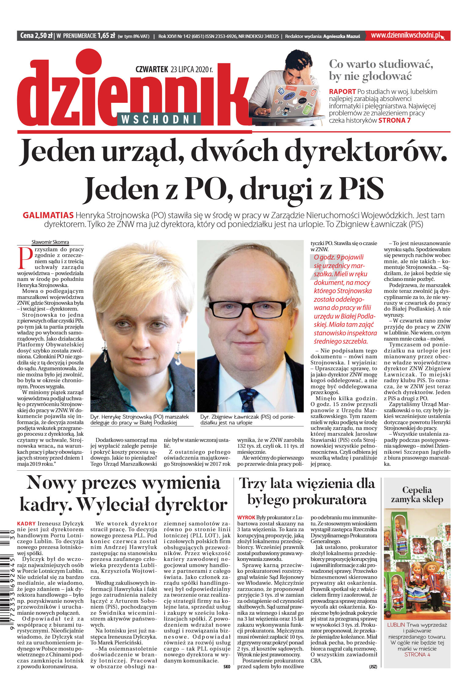 Wydanie główne - strona 1