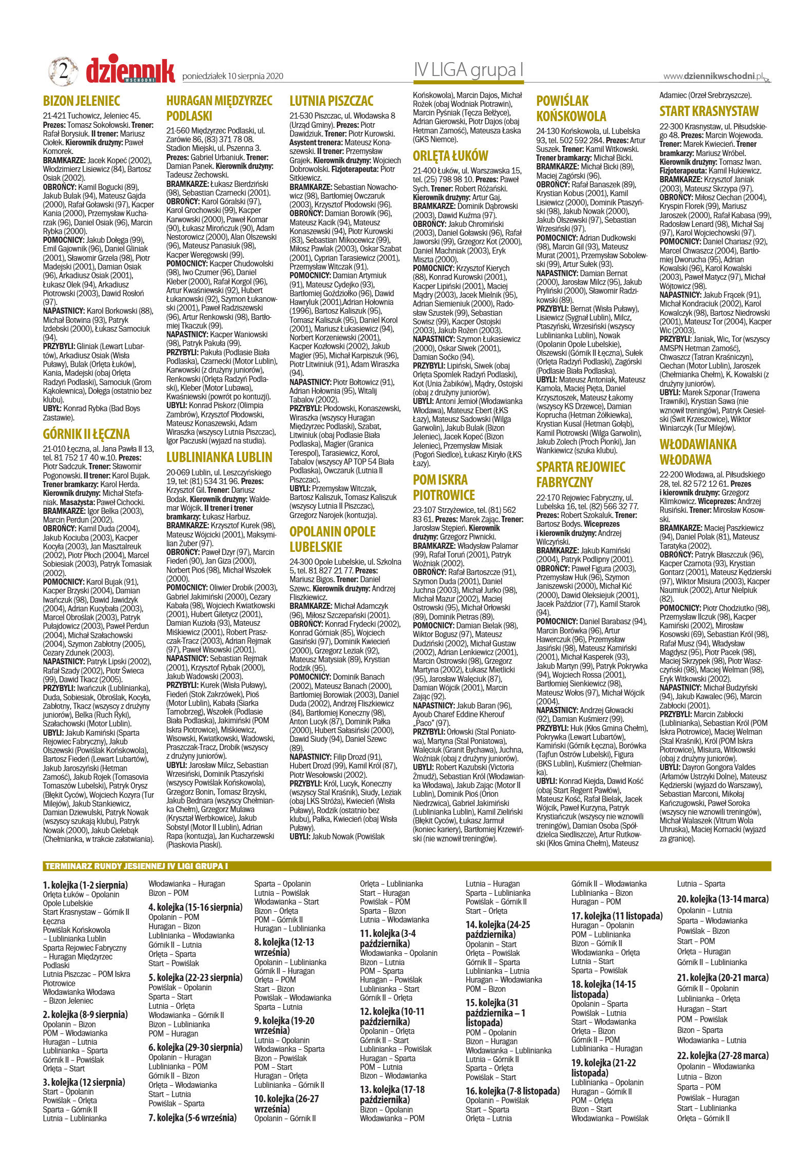 Dziennik Piłkarski - strona 2