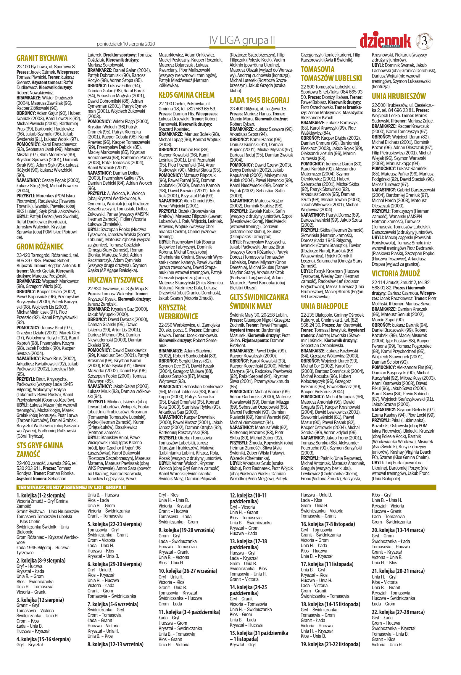 Dziennik Piłkarski - strona 3