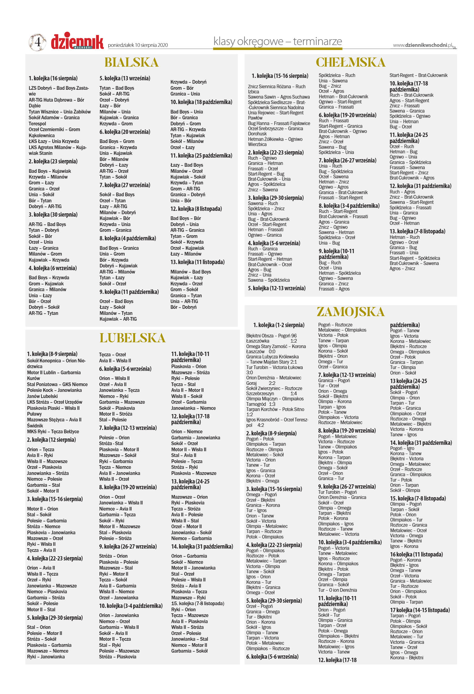 Dziennik Piłkarski - strona 4