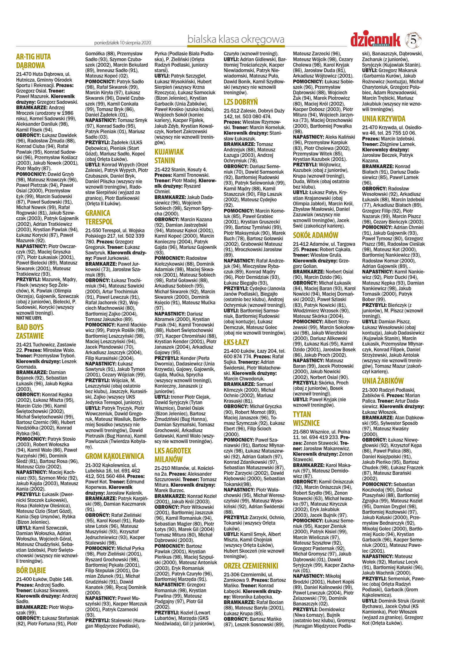 Dziennik Piłkarski - strona 5