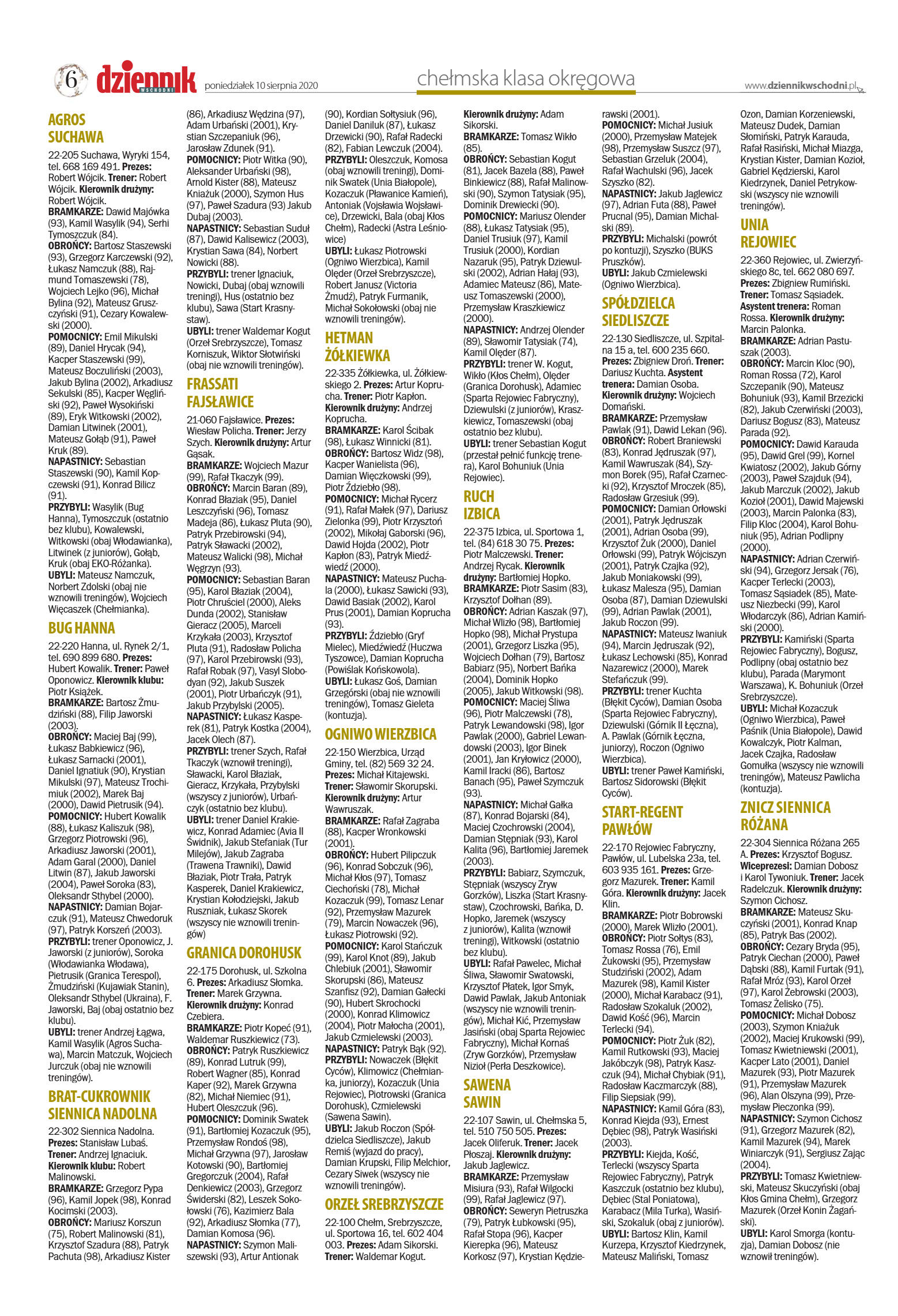 Dziennik Piłkarski - strona 6