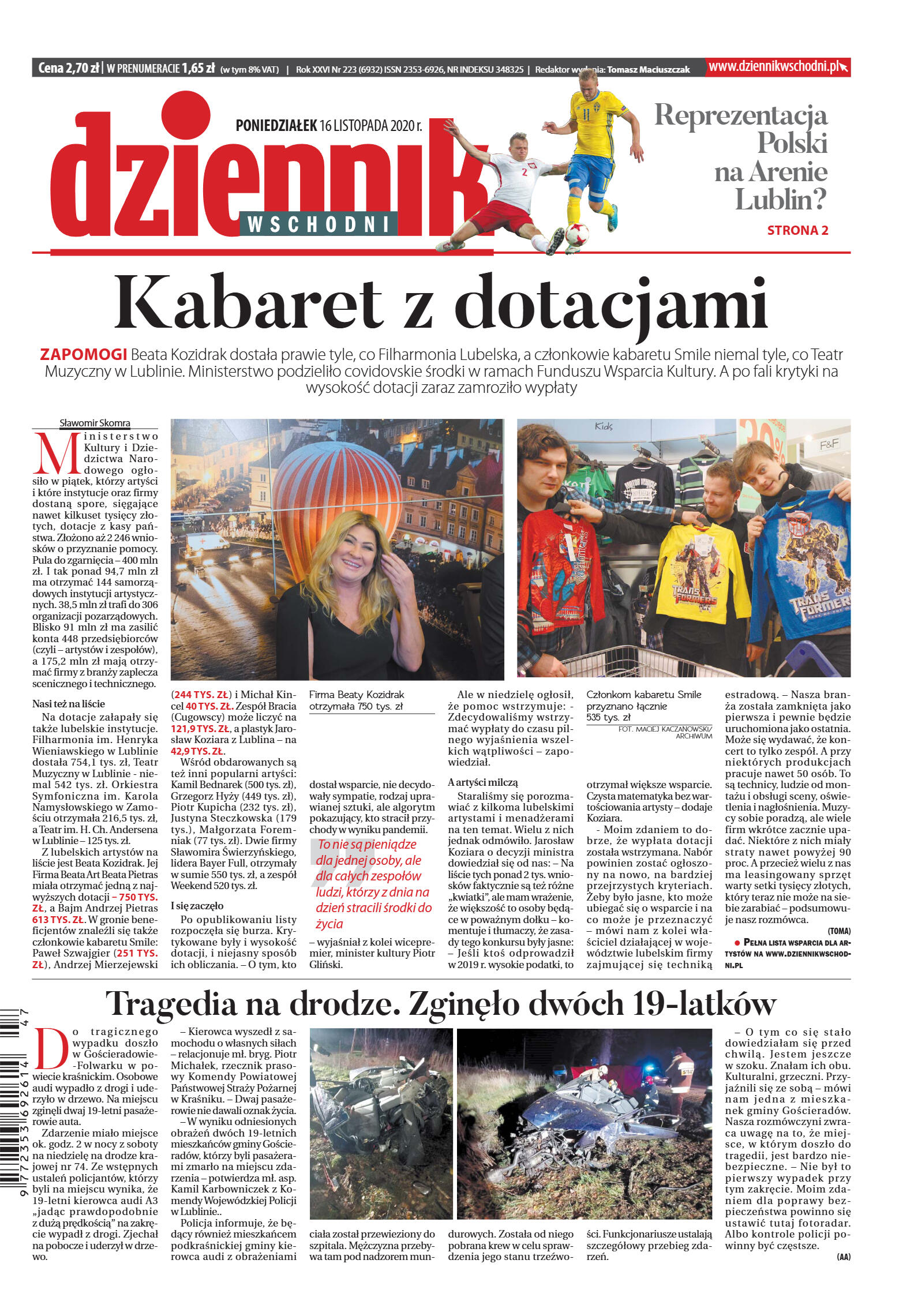 Wydanie główne - strona 1