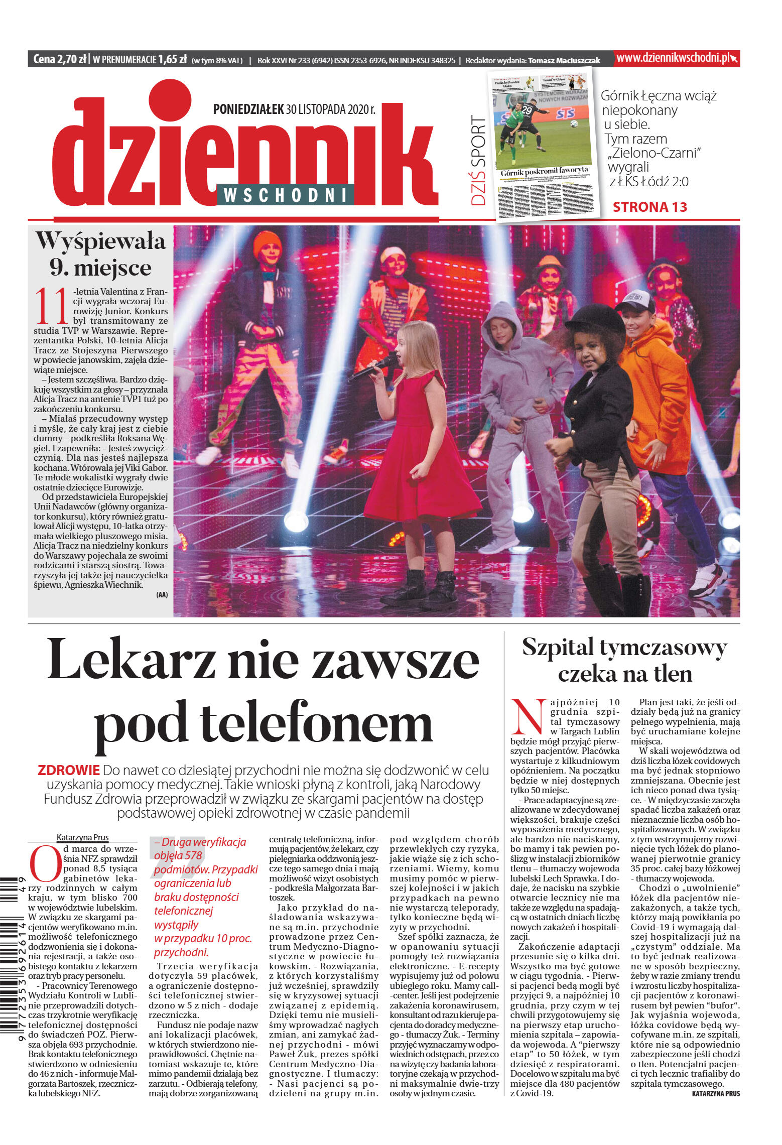 Wydanie główne - strona 1