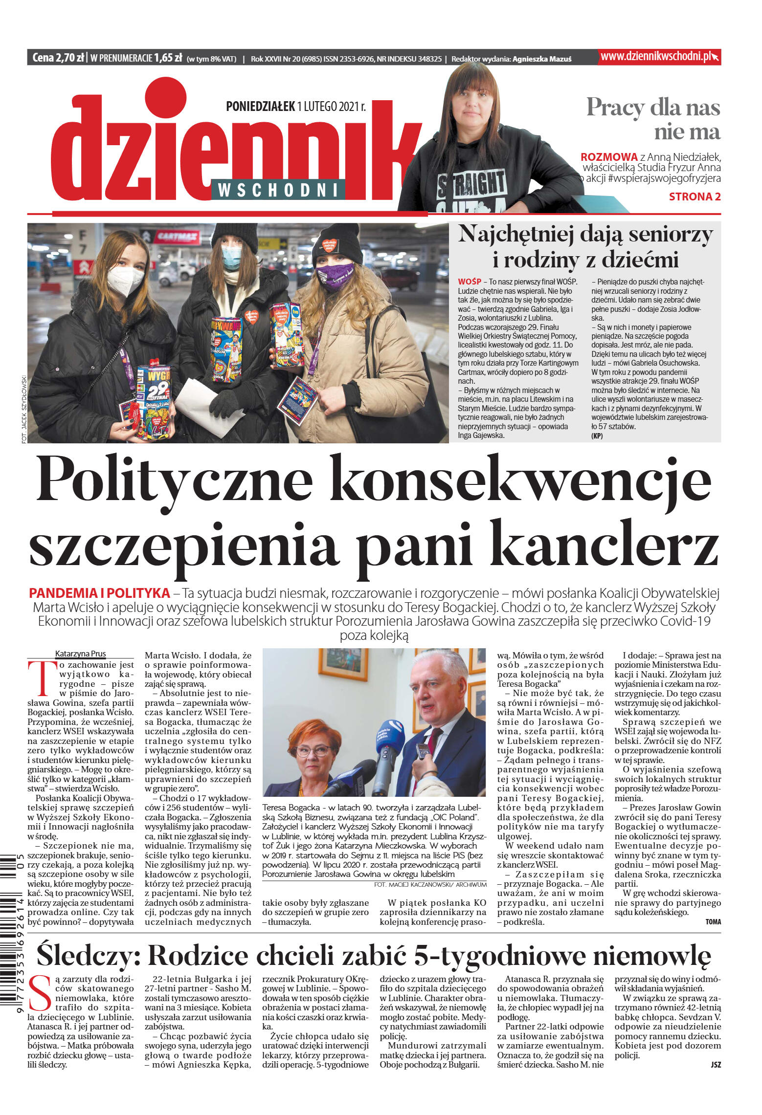 Wydanie główne - strona 1