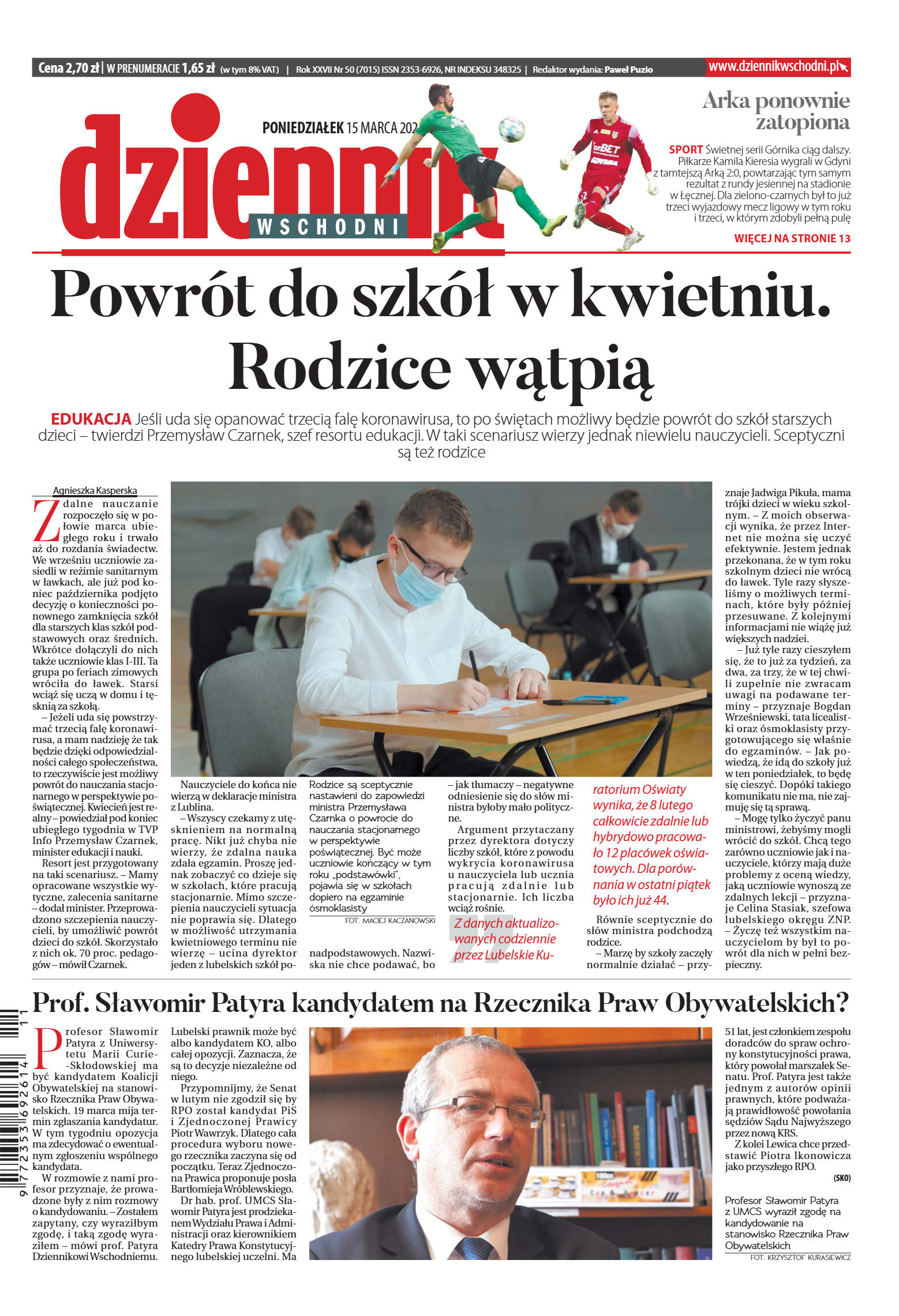 Wydanie główne - strona 1