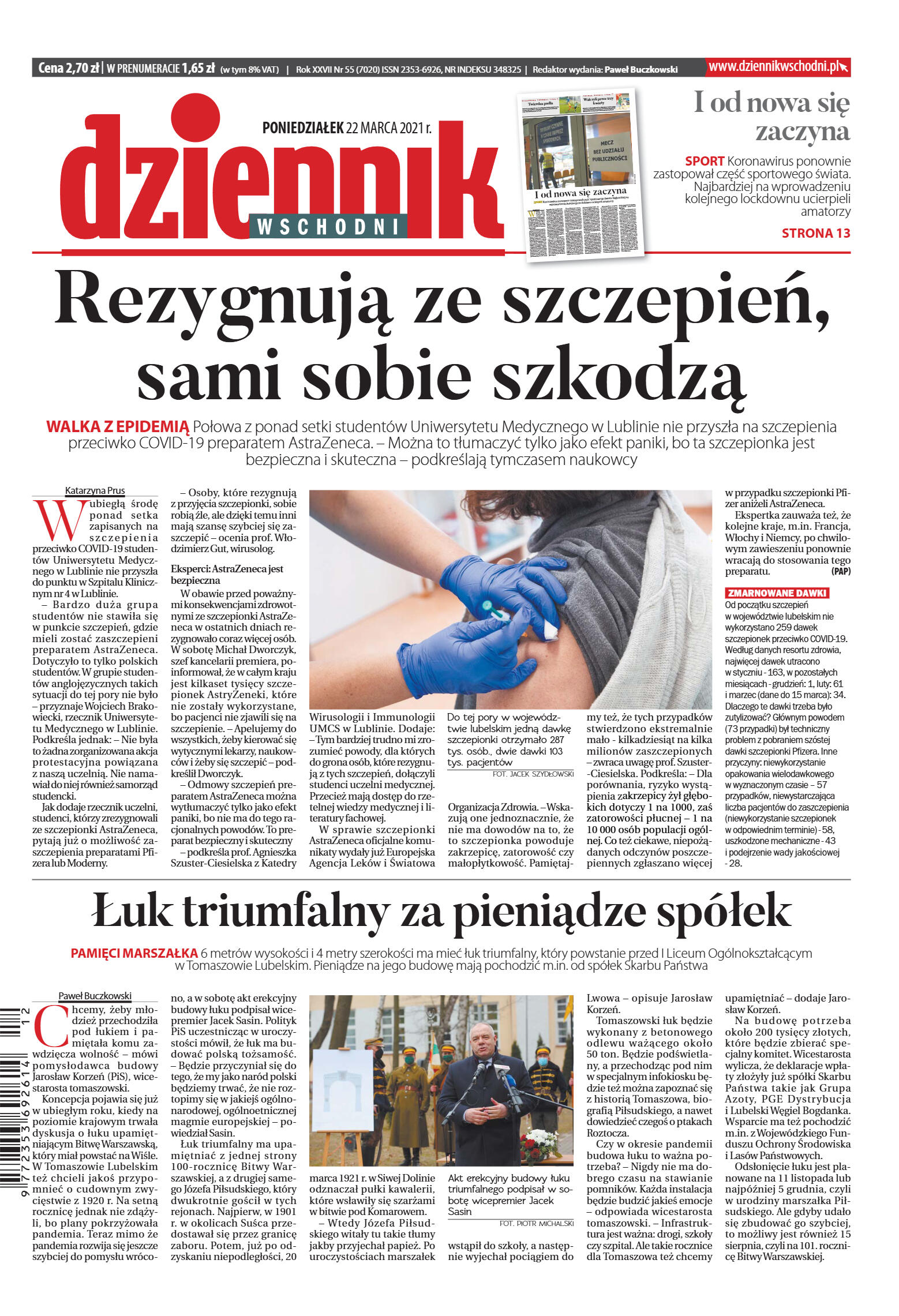 Wydanie główne - strona 1