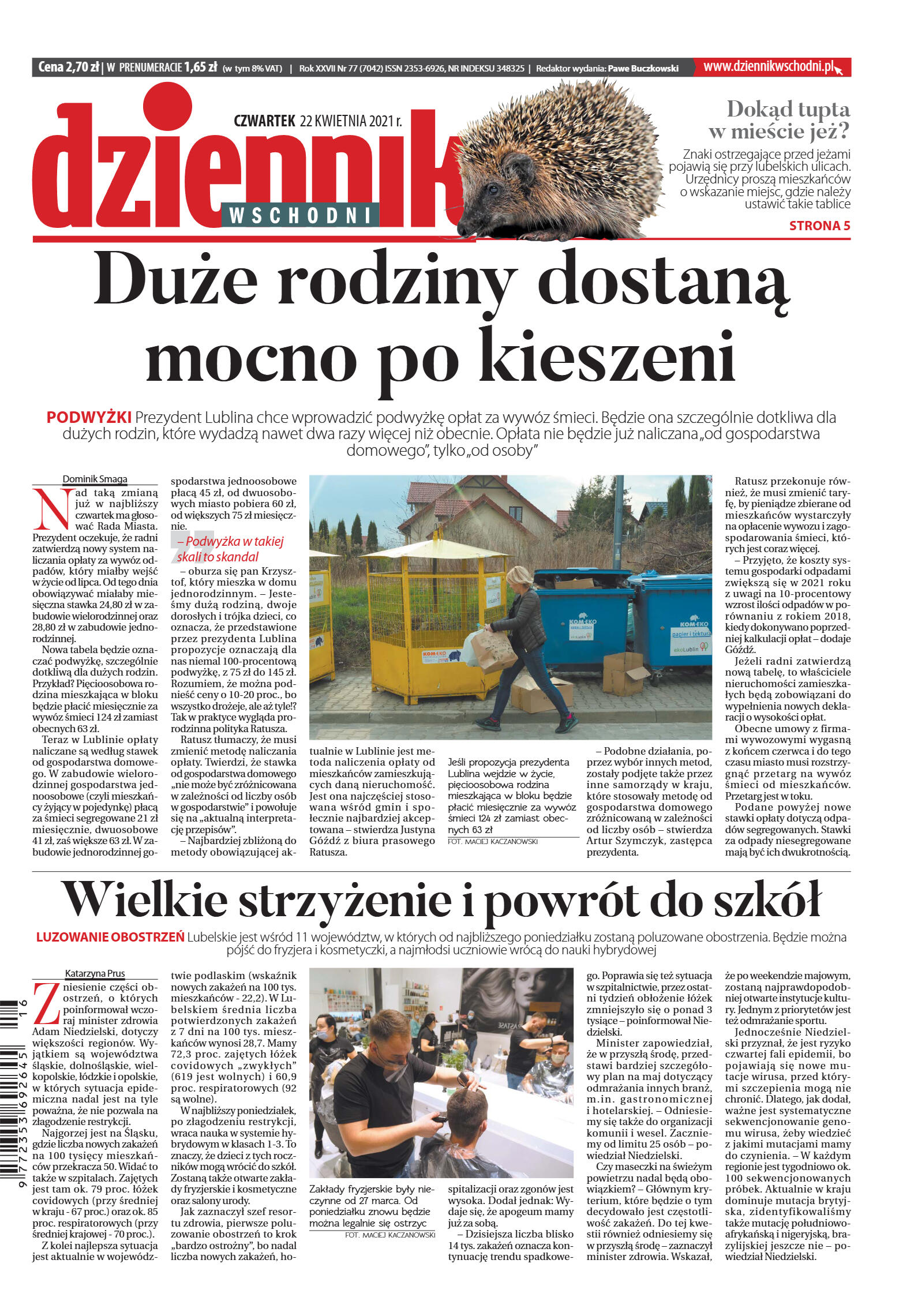 Wydanie główne - strona 1