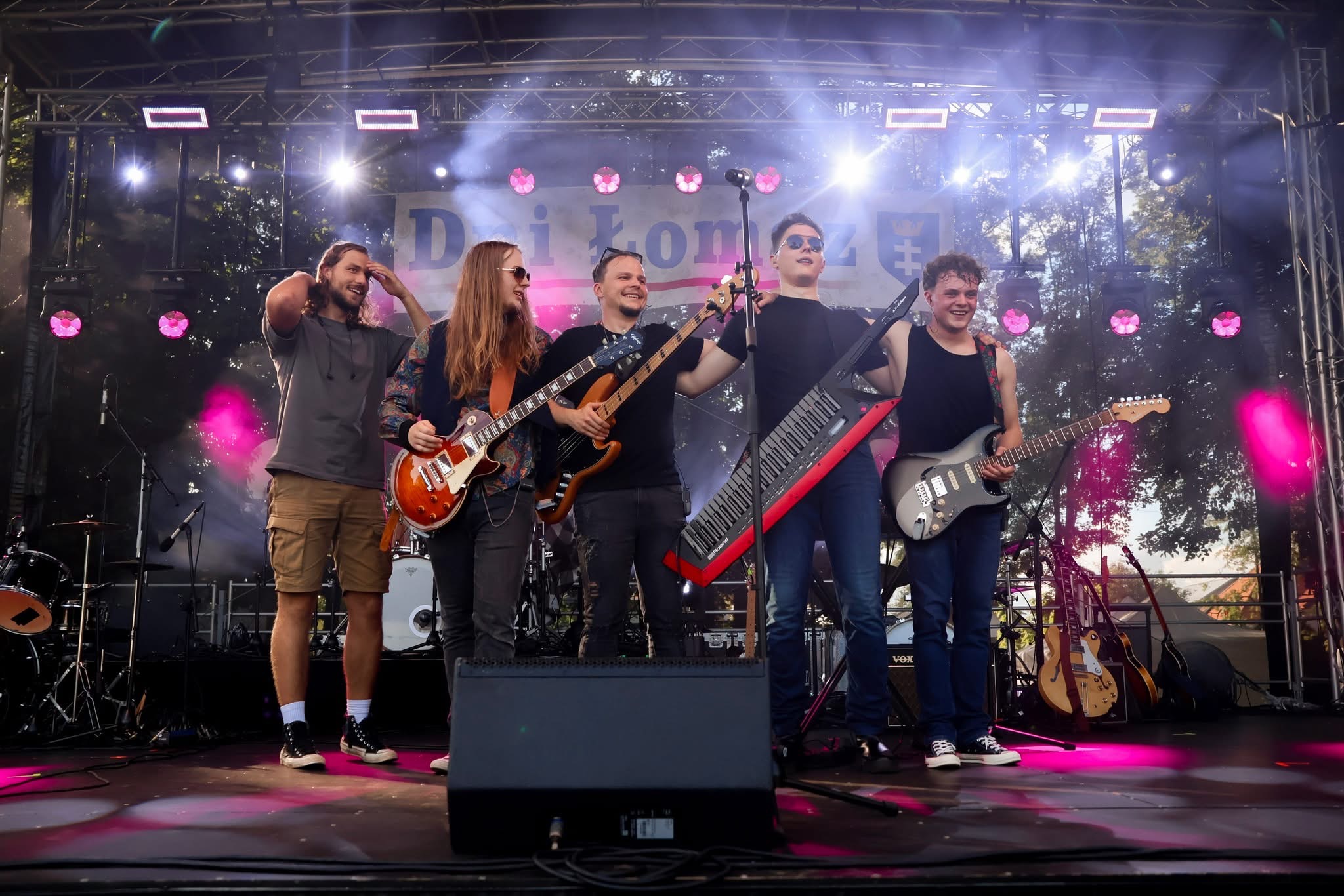 Zespół Tenative podczas koncertu z okazji Dni Łomaz