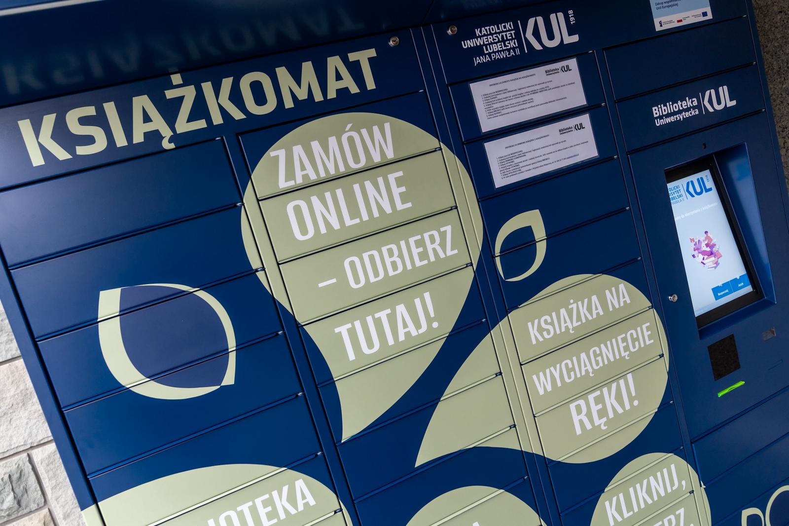 Książkomat Biblioteki KUL – całodobowy odbiór książek