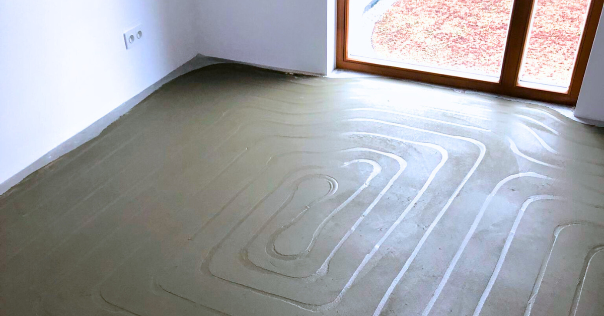 ogrzewanie podłogowe frezowane