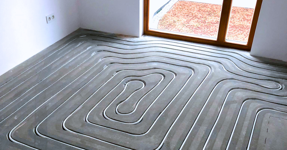 ogrzewanie podłogowe frezowane