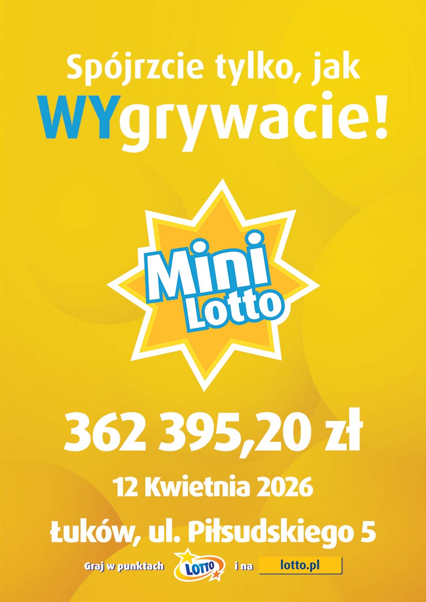 wygrana LOTTO w Łukowie