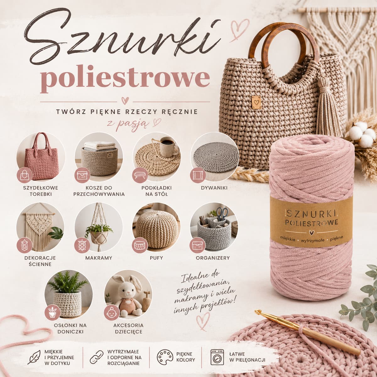 Sznurek polipropylenowy