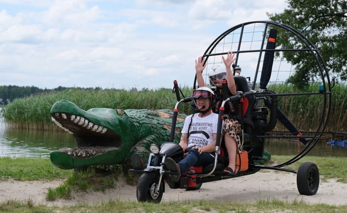 motoparalotnia z Panem Mirosławem Dylem