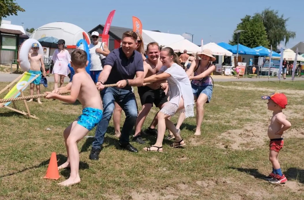 Burmistrz Włodawy podczas Spotkajmy się nad wodą 2024